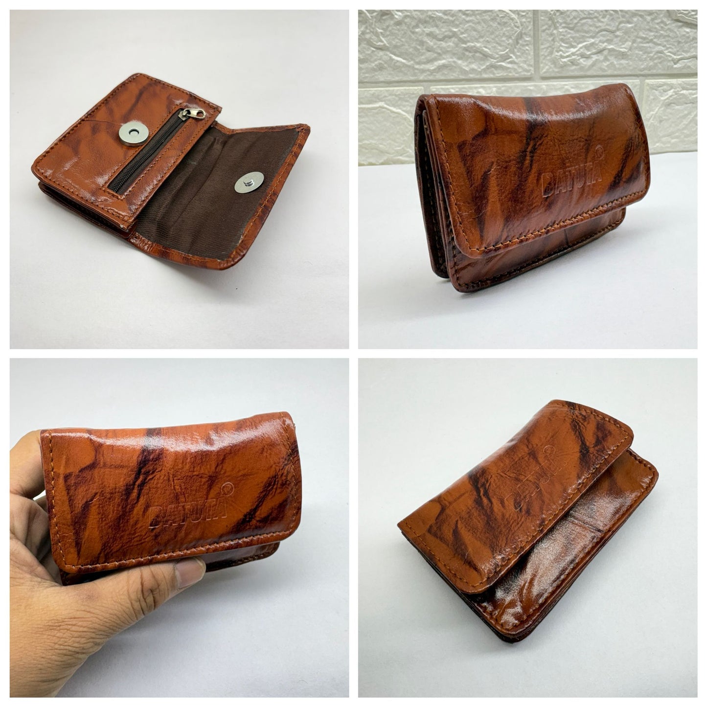 BATUTA Genuine Leather Wallet for Women, Coin Pouch | Credit Card Holder