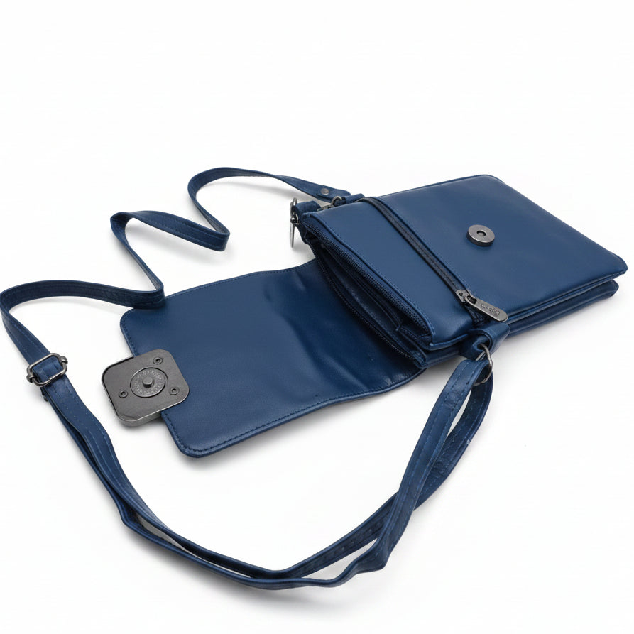 Women’s Premium Sling Crossbody Bag with 2 Pockets & 2 Compartments