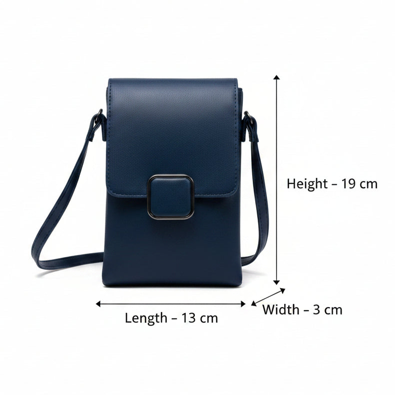 Women’s Premium Sling Crossbody Bag with 2 Pockets & 2 Compartments