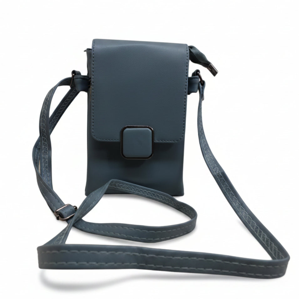 Women’s Premium Sling Crossbody Bag with 2 Pockets & 2 Compartments