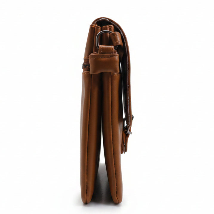 Women’s Premium Sling Crossbody Bag with 2 Pockets & 2 Compartments