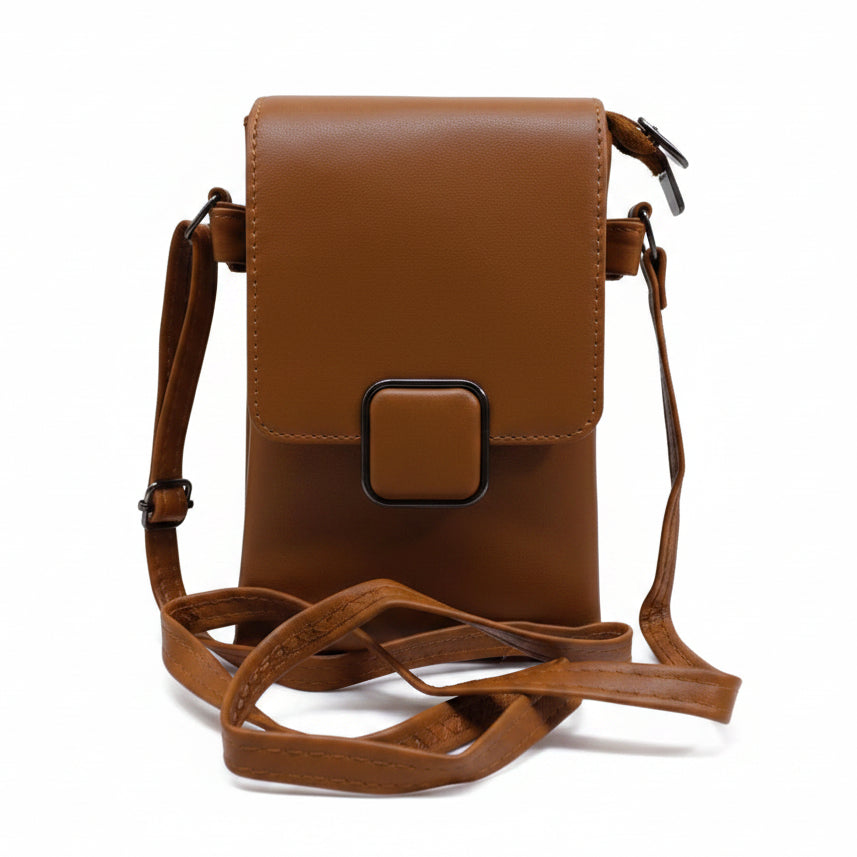 Women’s Premium Sling Crossbody Bag with 2 Pockets & 2 Compartments