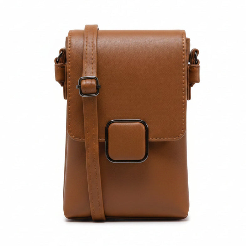 Women’s Premium Sling Crossbody Bag with 2 Pockets & 2 Compartments