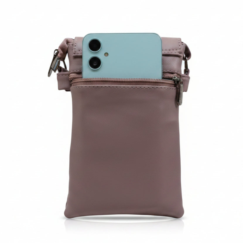 Women’s Premium Sling Crossbody Bag with 2 Pockets & 2 Compartments