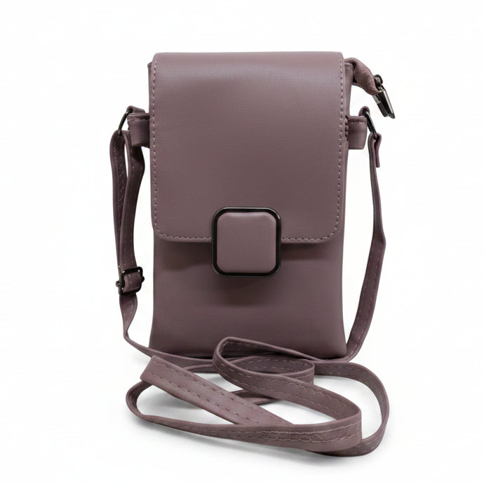 Women’s Premium Sling Crossbody Bag with 2 Pockets & 2 Compartments
