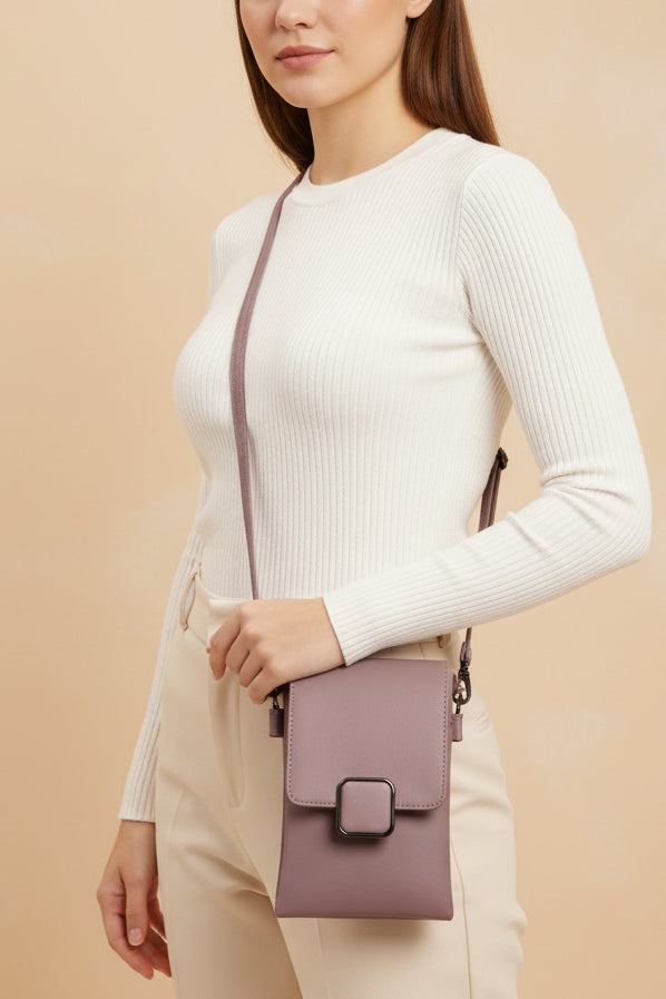 Women’s Premium Sling Crossbody Bag with 2 Pockets & 2 Compartments