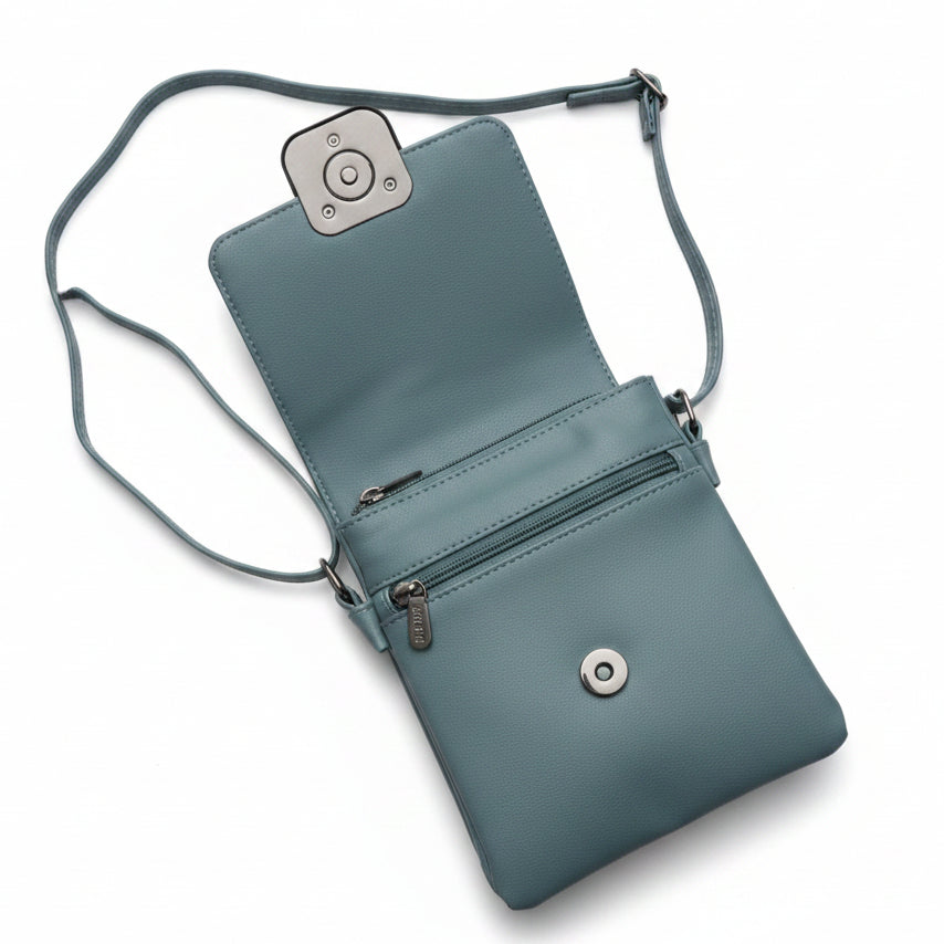 Women’s Premium Sling Crossbody Bag with 2 Pockets & 2 Compartments