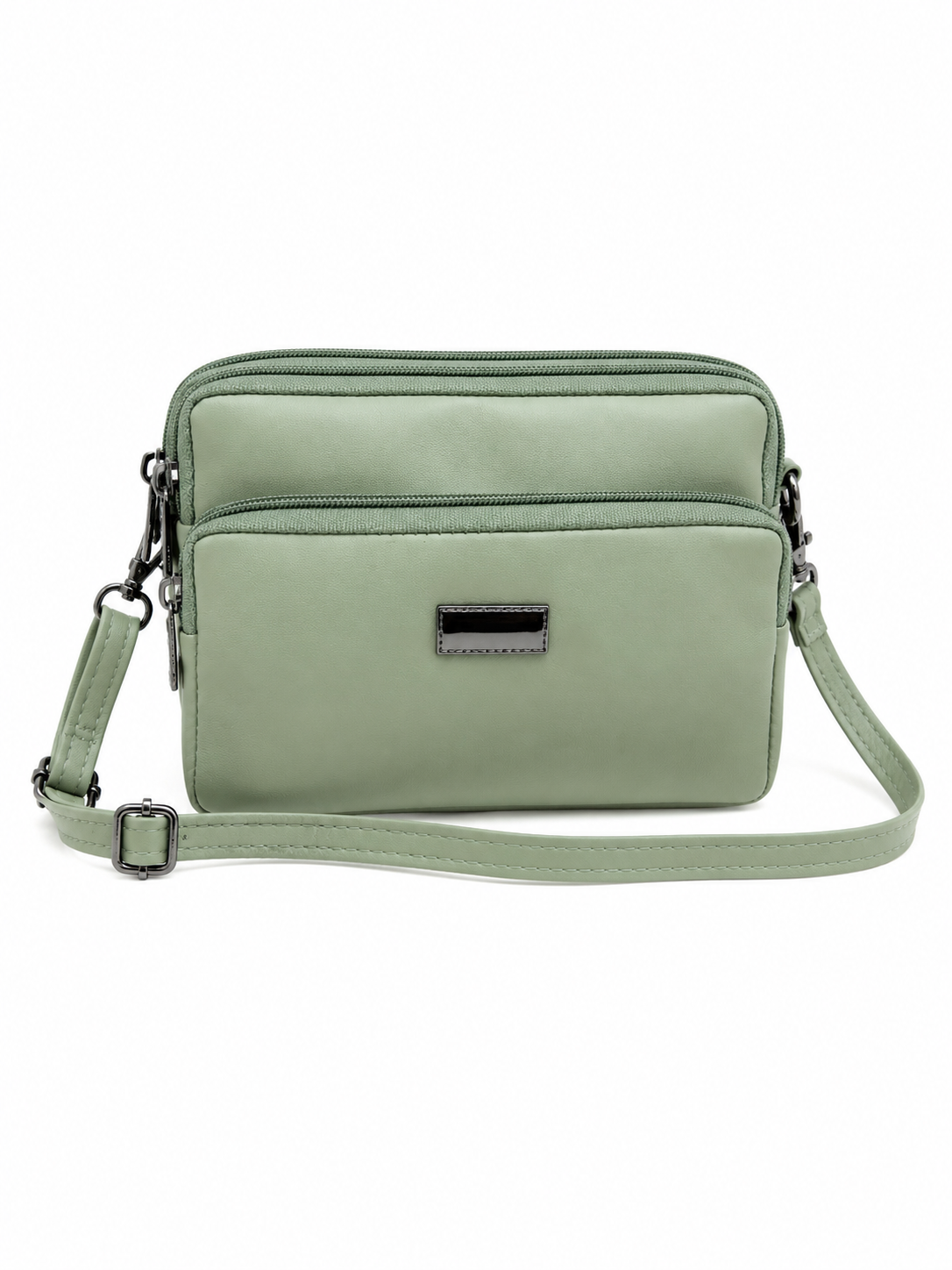 Women's Premium Crossbody Sling Bag | Triple Zip | Spacious Everyday Shoulder Bag