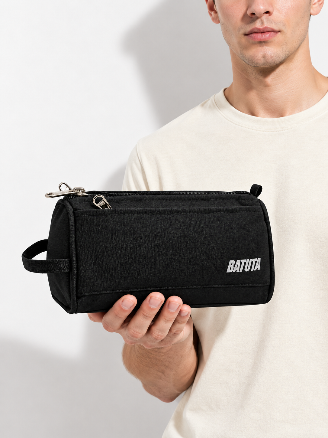 BATUTA HUB  Toiletry Bag for Men & Women, Travel Pouch for Toiletries Shaving Kit & Cosmetics, Water Resistance Pouch for Travel Accessories, Organizer Travel Pouch for Make Up,