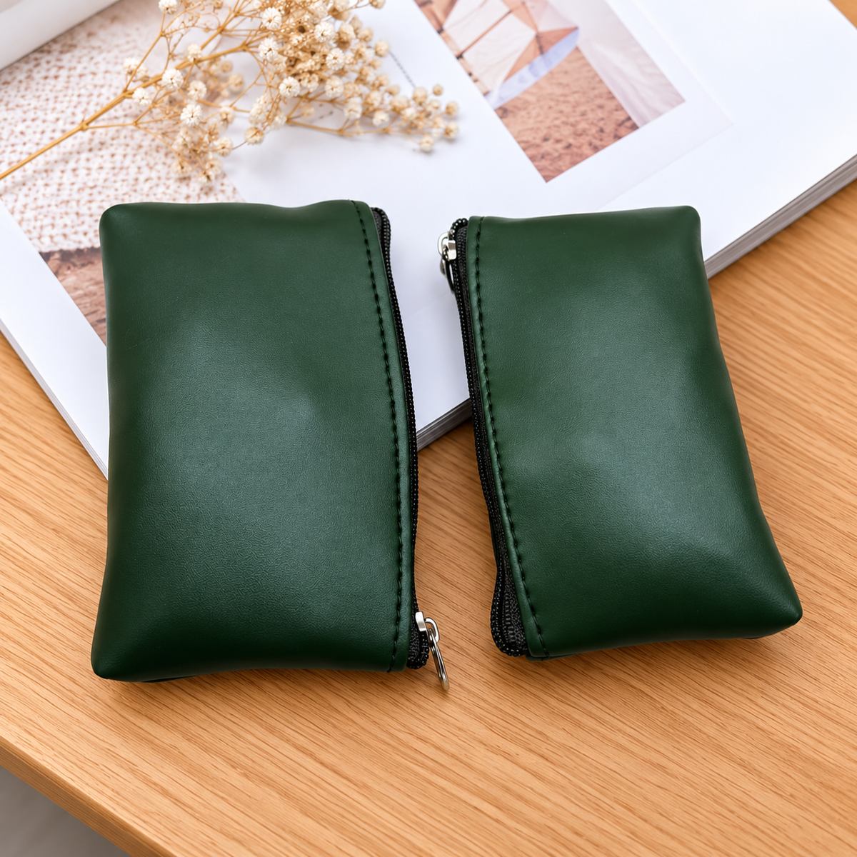 BATUTA Women Wallet Set of 2 | Small & Large Ladies Wallet | Zipper Wallet for Women | Multipurpose Wallet for Cash, Cards & Essentials