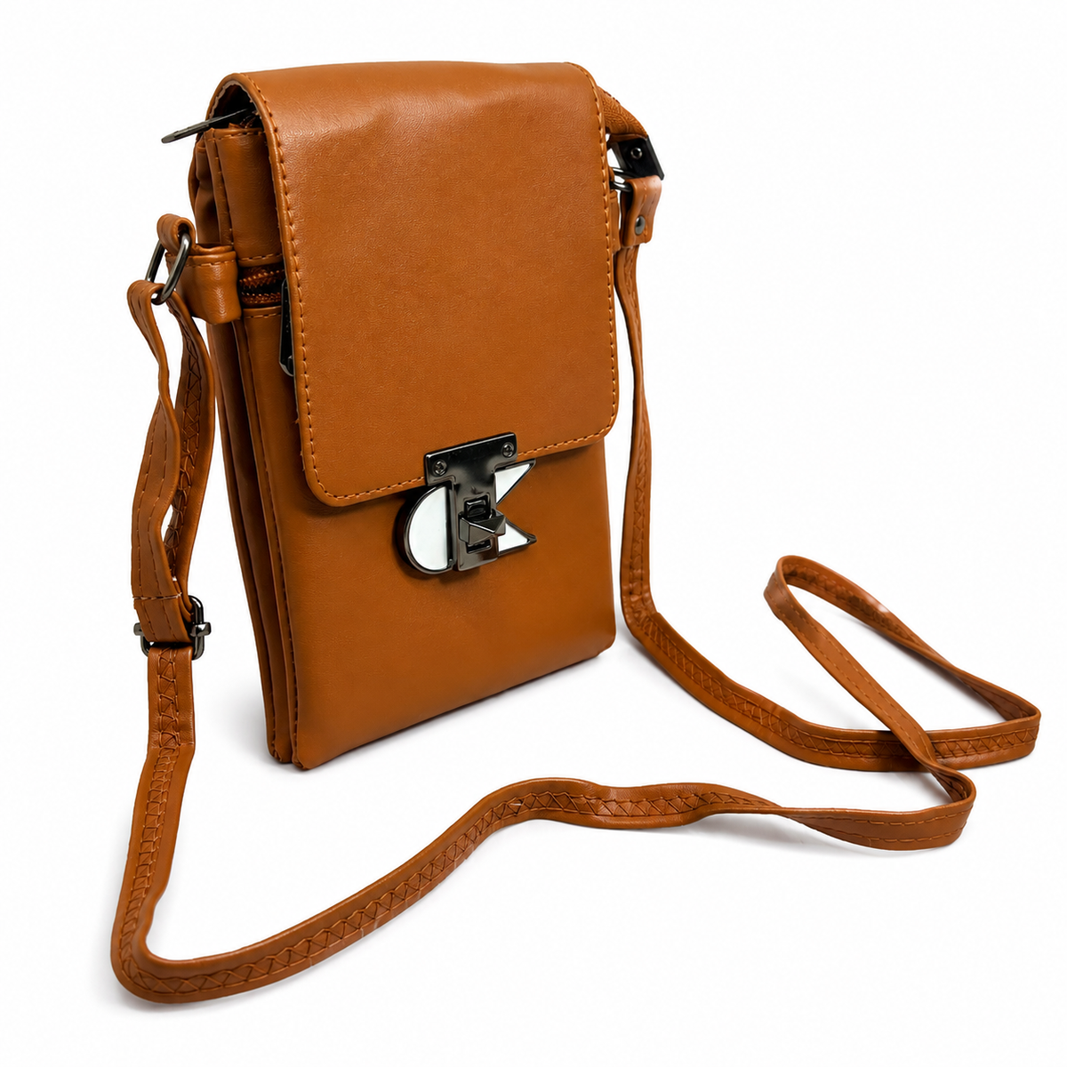 Women’s Stylish Sling Bag | Premium Faux Leather Crossbody Bag for Women | Compact Shoulder Bag with Adjustable Strap, Front Flap & Secure Closure