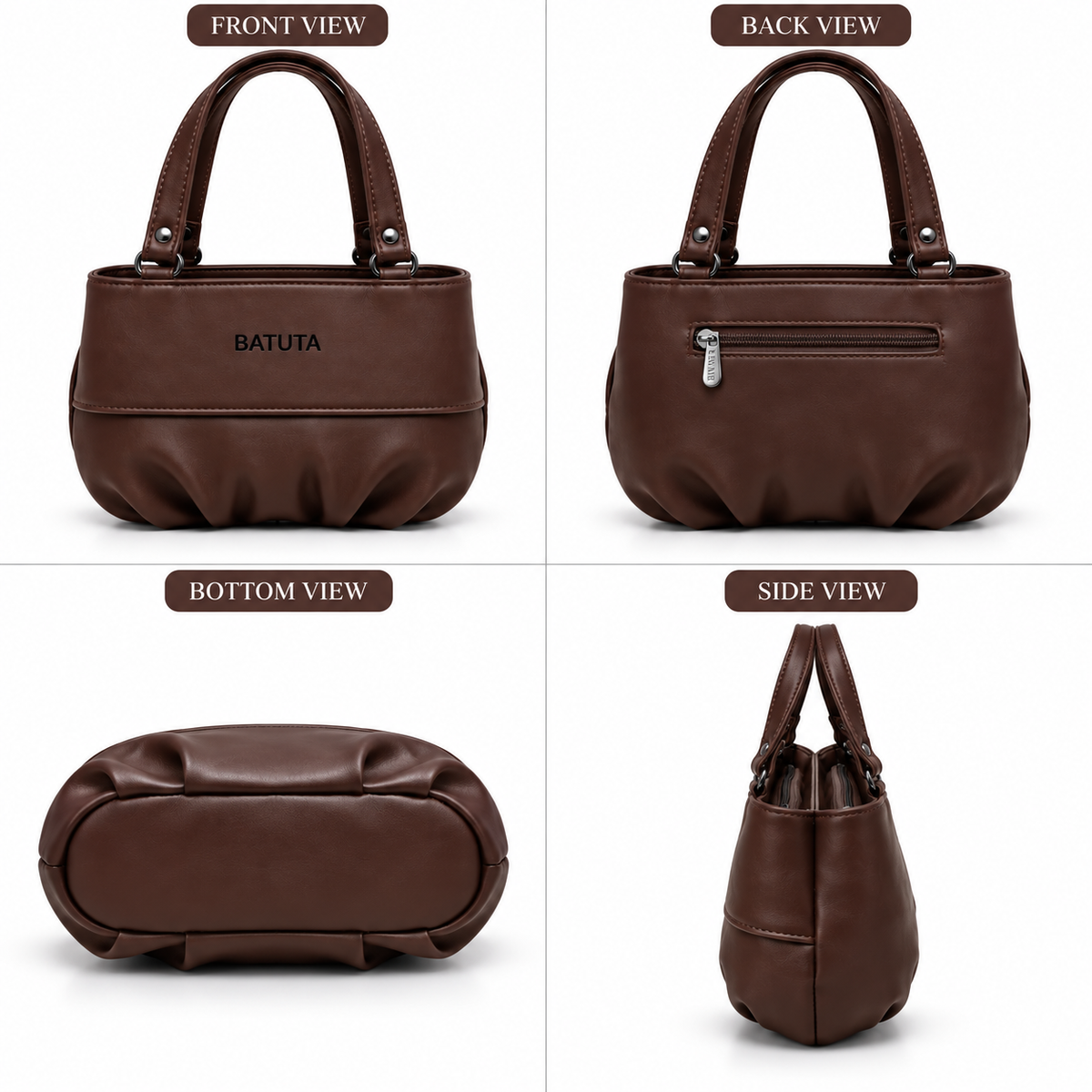 BATUTA Women’s Stylish Handbag | Premium PU Leather Tote Bag | Elegant Shoulder Carry Bag for Women