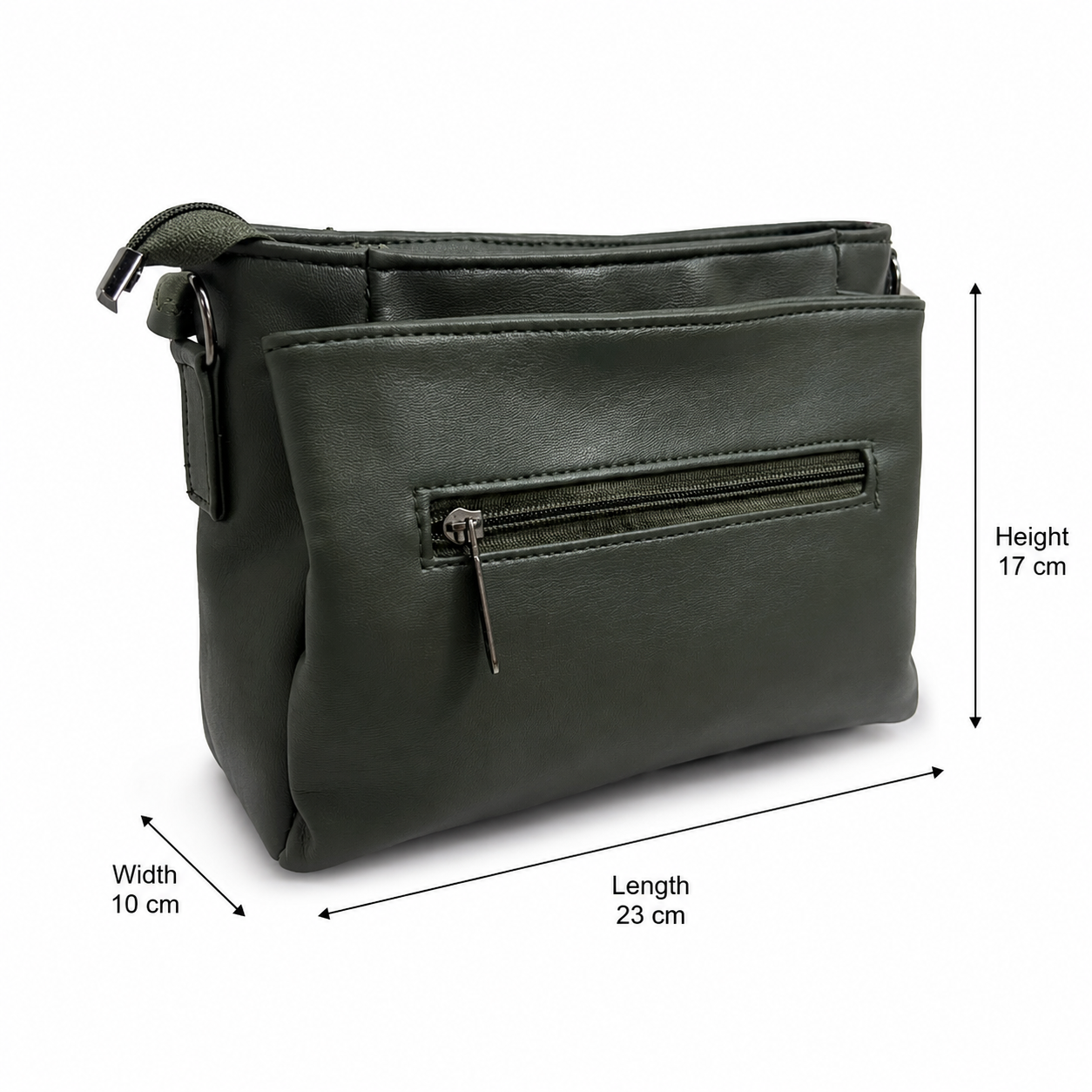 Women’s Premium PU Leather Crossbody Sling Bag | Stylish Shoulder Bag with Front Pocket