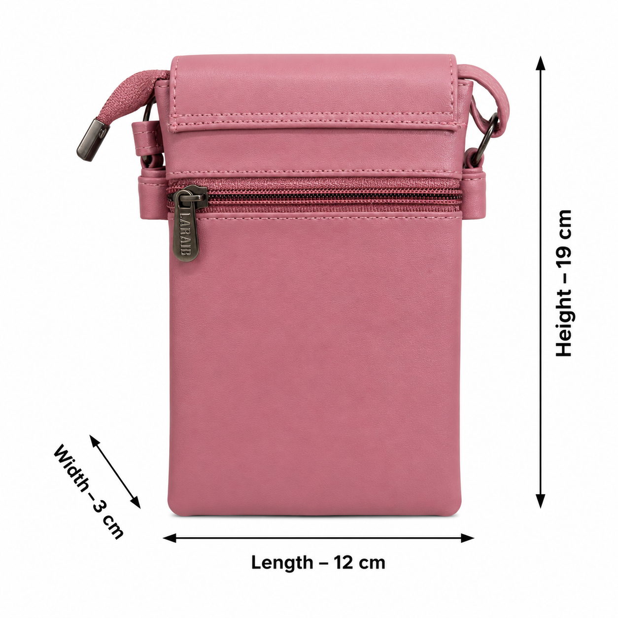 Women’s Stylish Sling Bag | Premium Faux Leather Crossbody Bag for Women | Compact Shoulder Bag with Adjustable Strap, Front Flap & Secure Closure