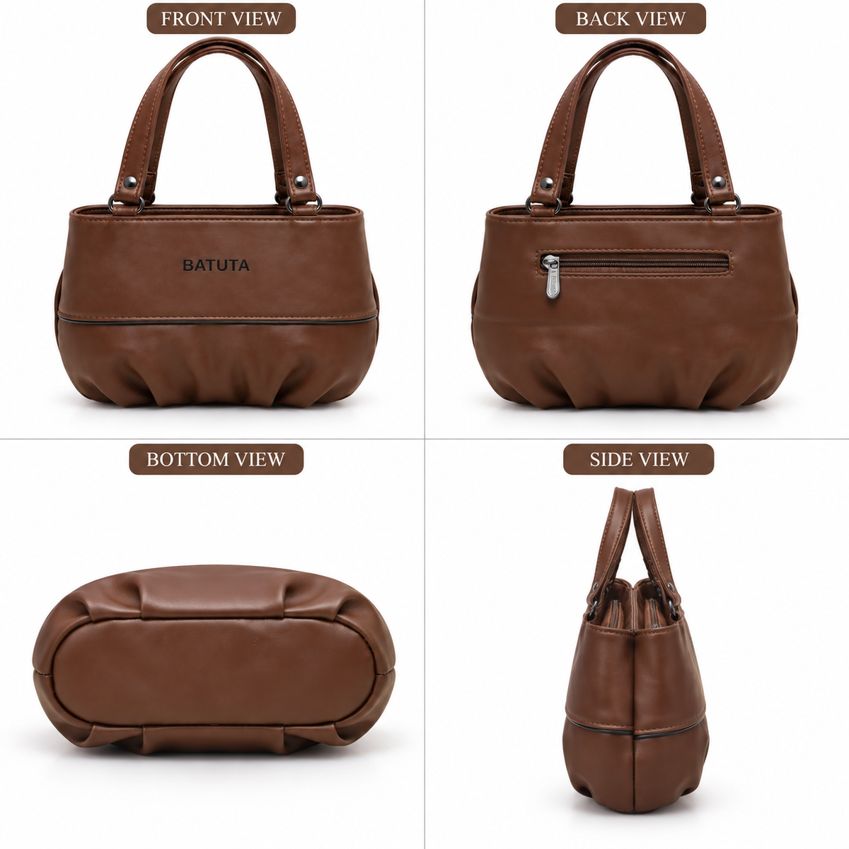 BATUTA Women’s Stylish Handbag | Premium PU Leather Tote Bag | Elegant Shoulder Carry Bag for Women
