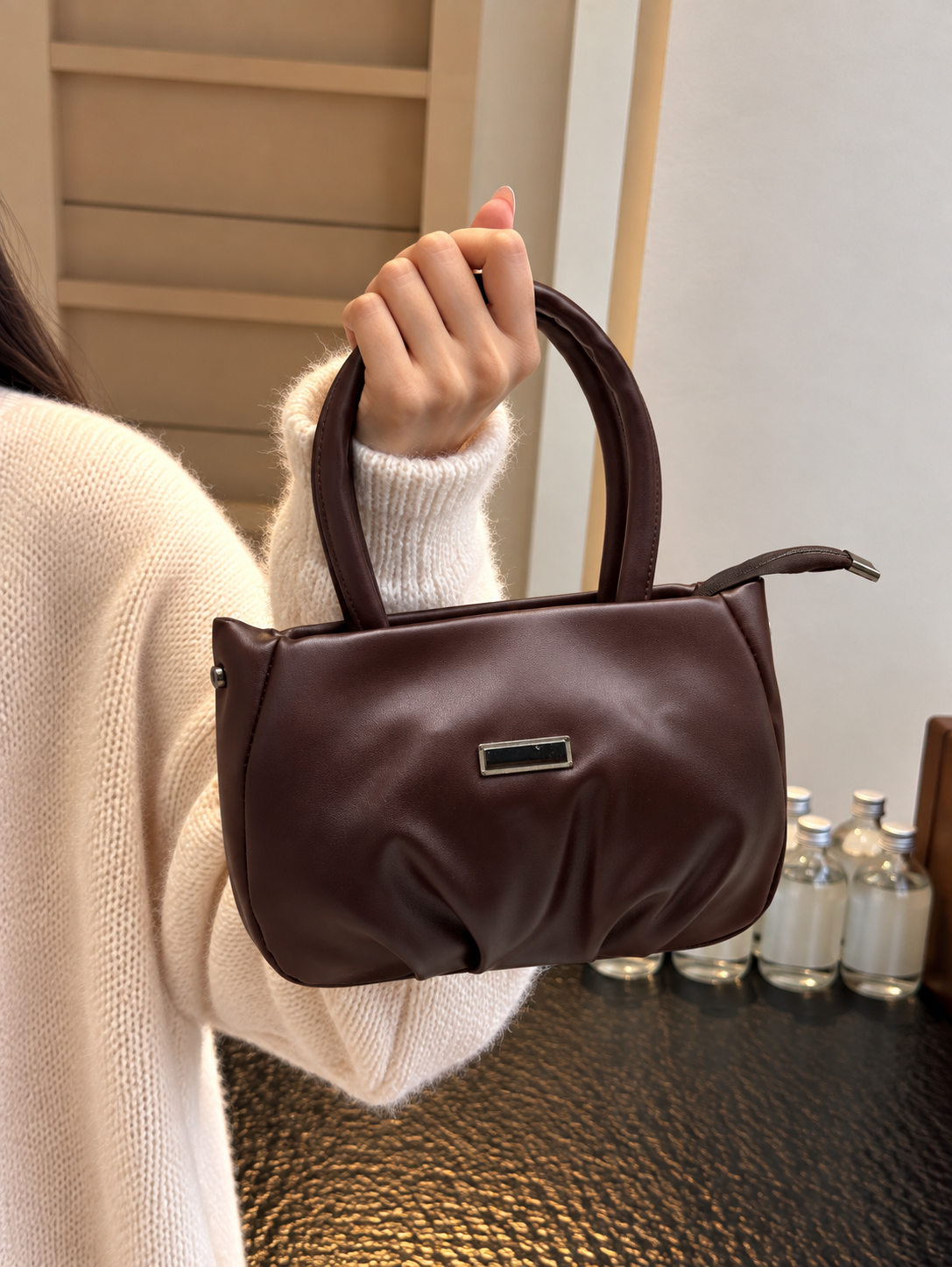 Women’s Stylish Handbag | Premium PU Leather Tote Bag | Spacious Shoulder & Hand Bag