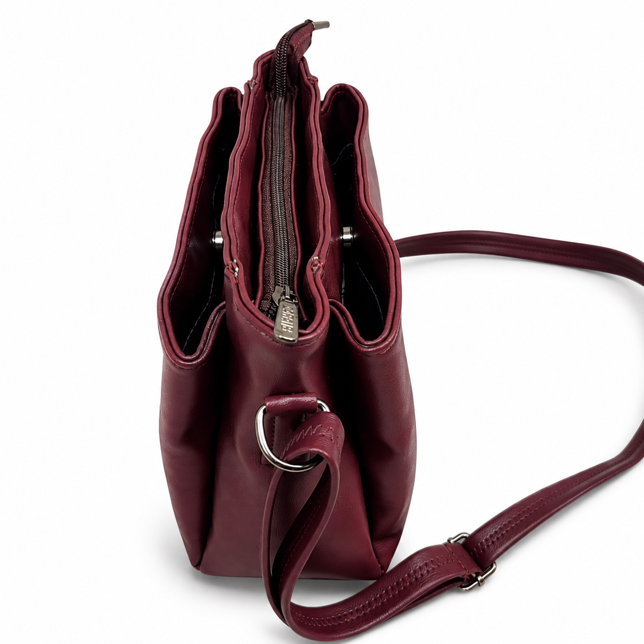 Women’s Premium PU Leather Crossbody Sling Bag | Stylish Shoulder Bag with Front Pocket