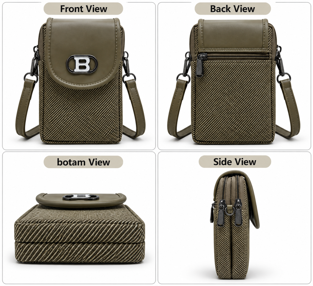 Women’s Mobile Slim Sling Bag for Smartphone | Compact Crossbody Bag with Adjustable Strap | Stylish Mini Mobile Phone Bag for Travel, Shopping & Daily Use