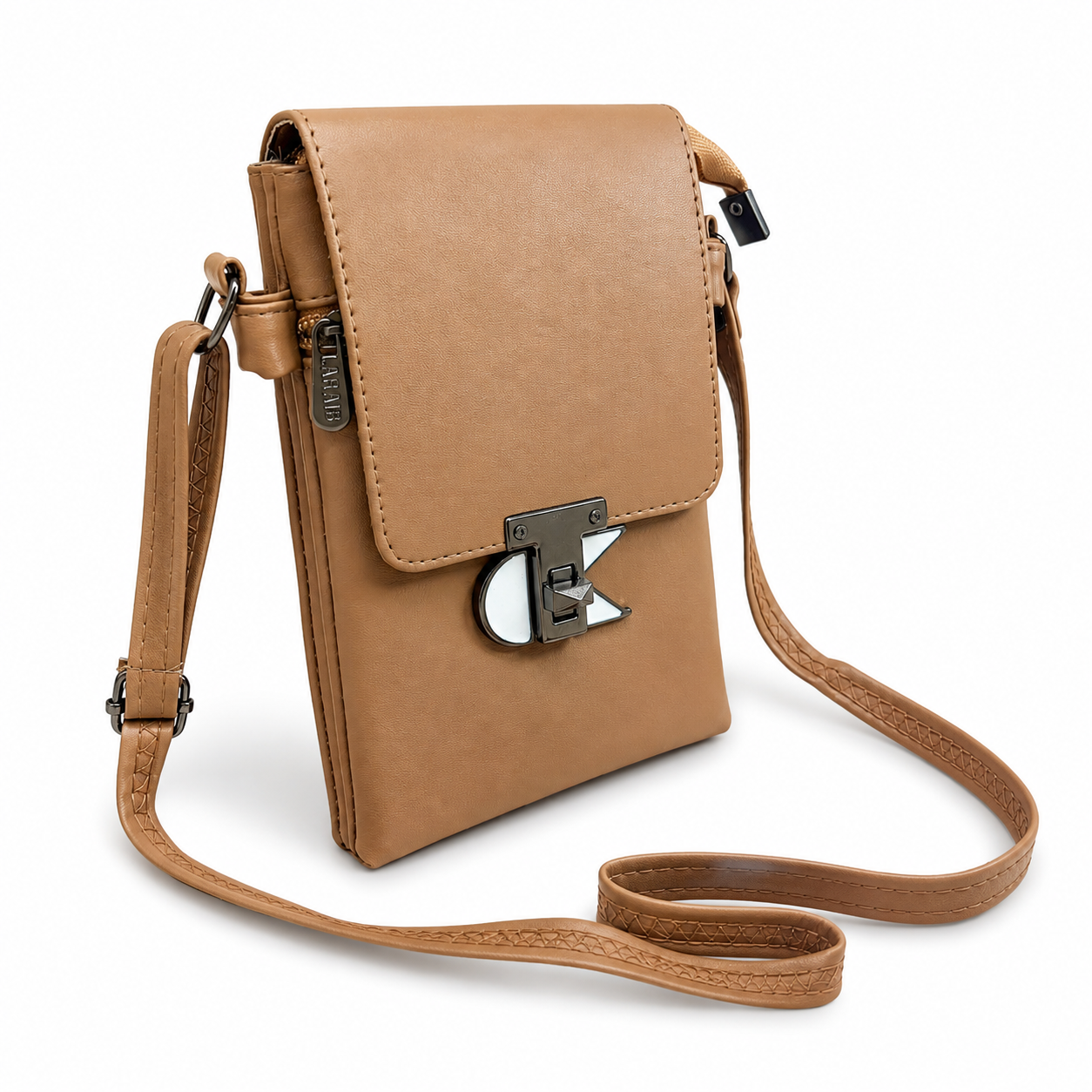 Women’s Stylish Sling Bag | Premium Faux Leather Crossbody Bag for Women | Compact Shoulder Bag with Adjustable Strap, Front Flap & Secure Closure