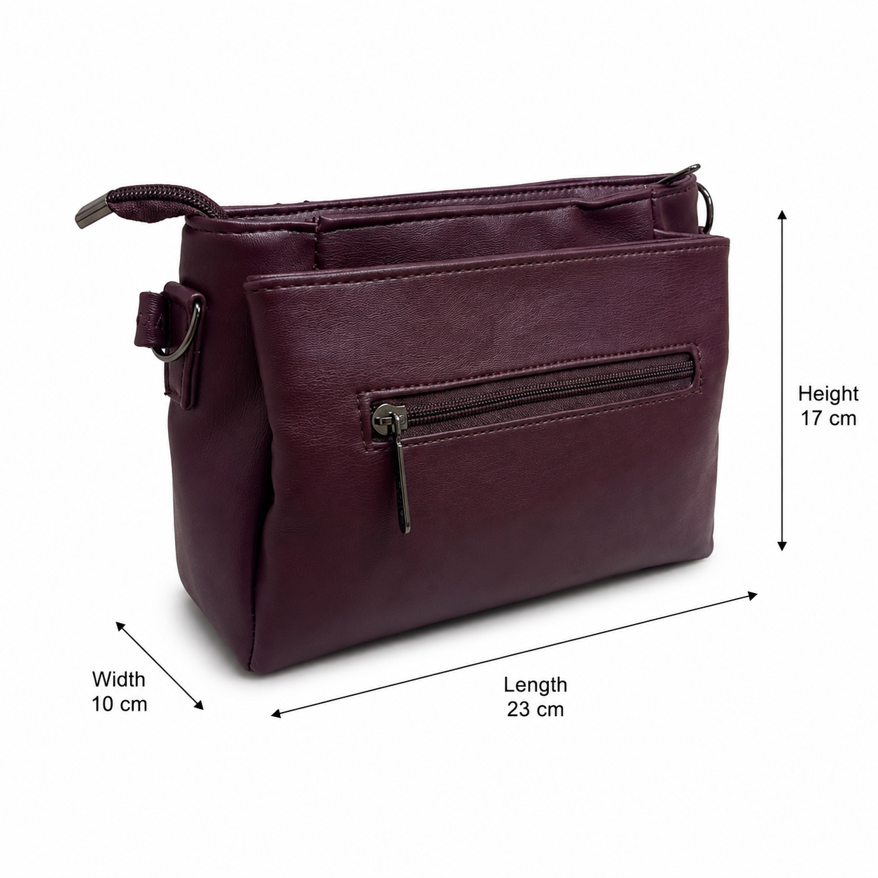 Women’s Premium PU Leather Crossbody Sling Bag | Stylish Shoulder Bag with Front Pocket