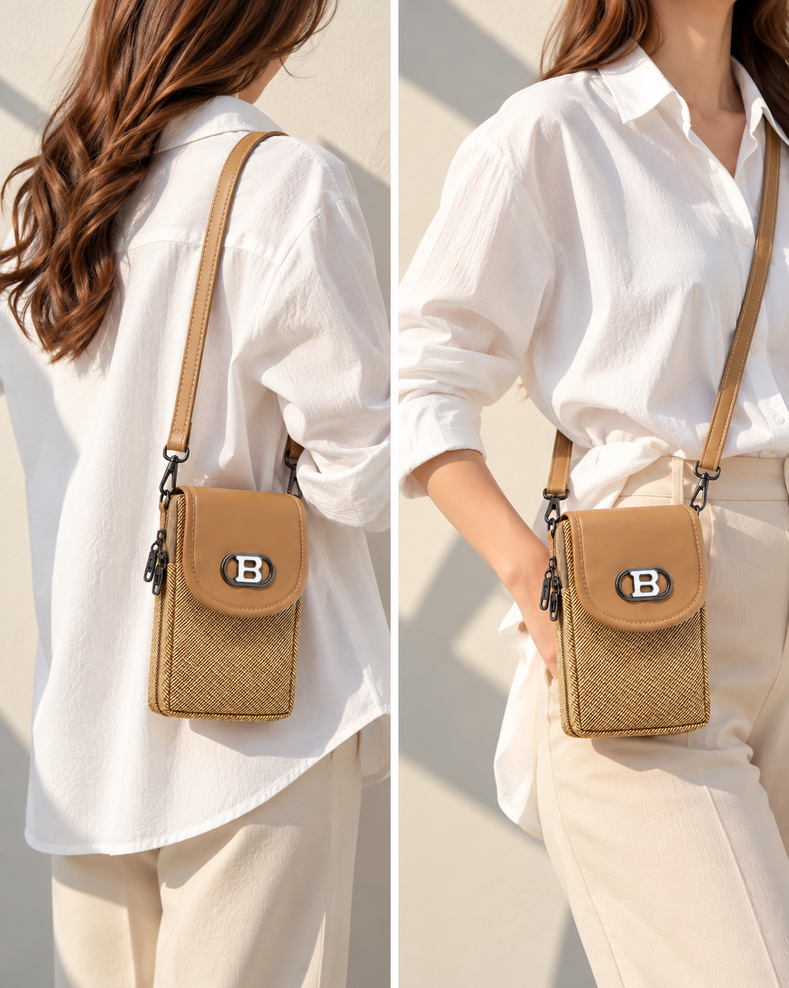 Women’s Mobile Slim Sling Bag for Smartphone | Compact Crossbody Bag with Adjustable Strap | Stylish Mini Mobile Phone Bag for Travel, Shopping & Daily Use