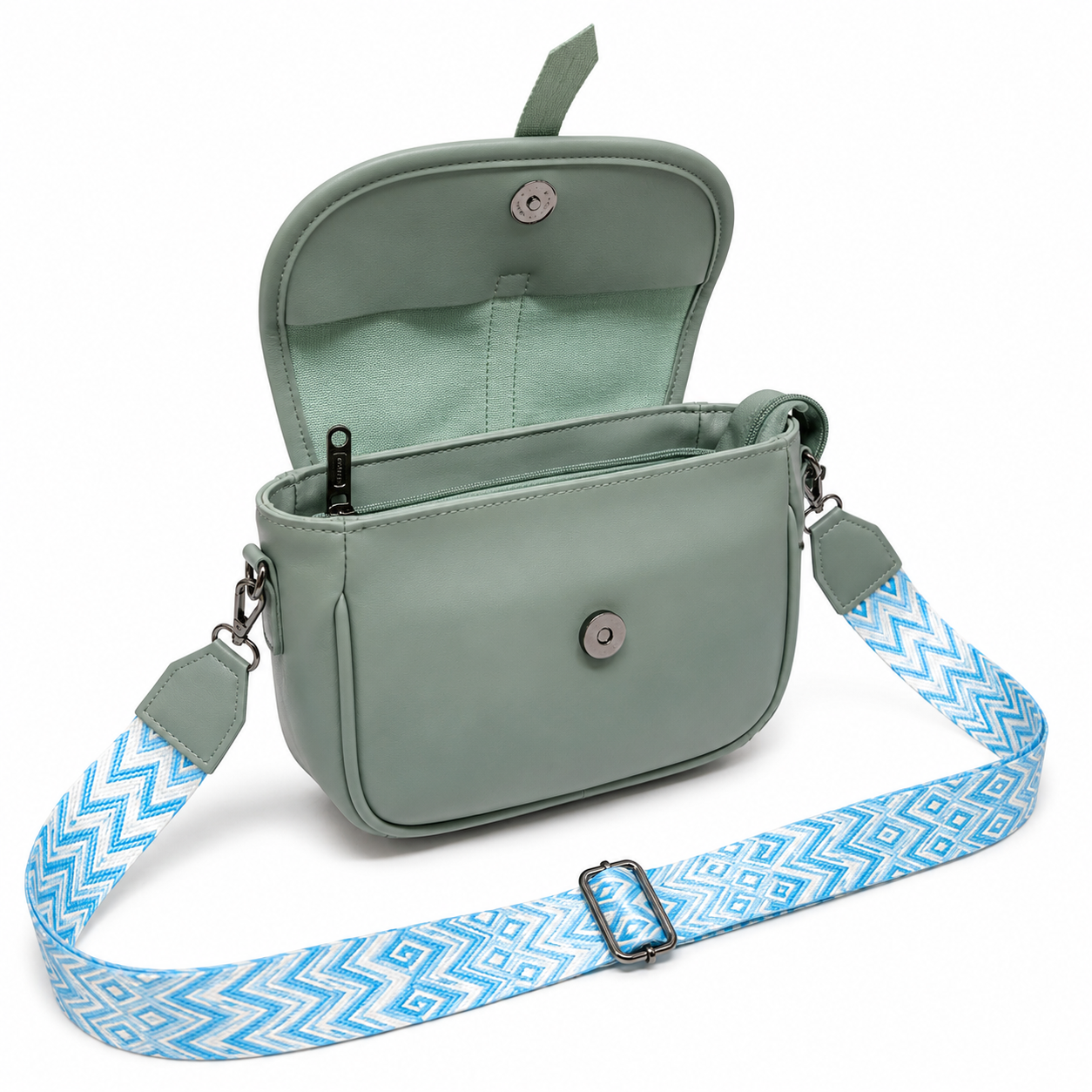 BATUTA HUB Women's Girls Cross Body Sling Bag with Printed Belt