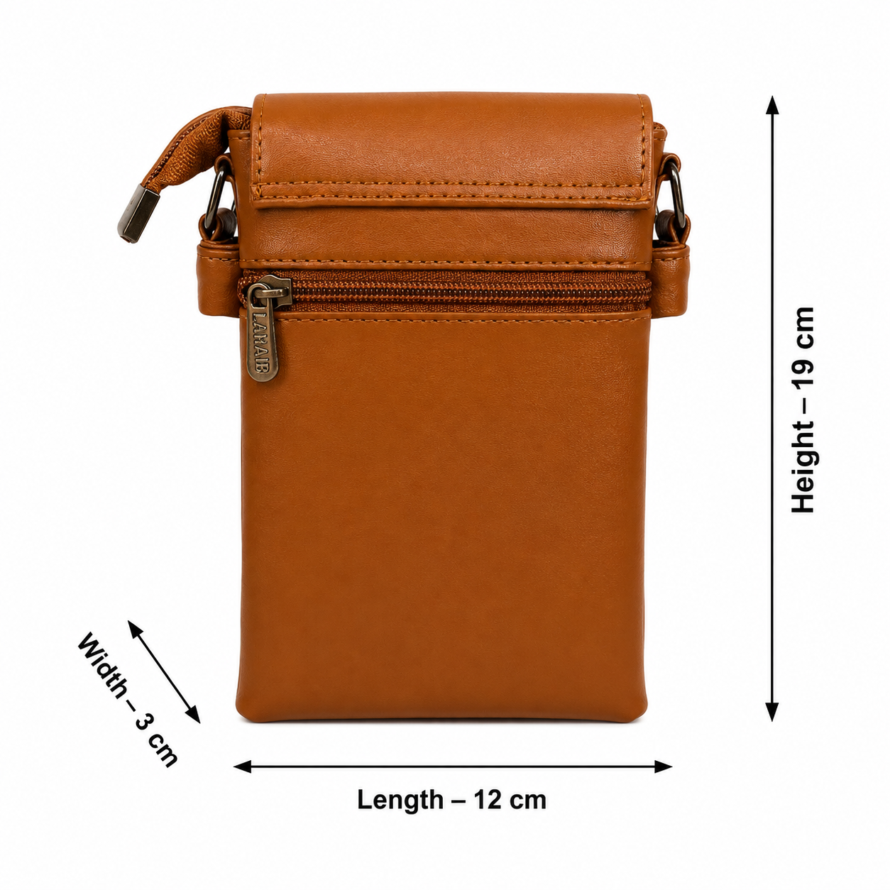 Women’s Stylish Sling Bag | Premium Faux Leather Crossbody Bag for Women | Compact Shoulder Bag with Adjustable Strap, Front Flap & Secure Closure