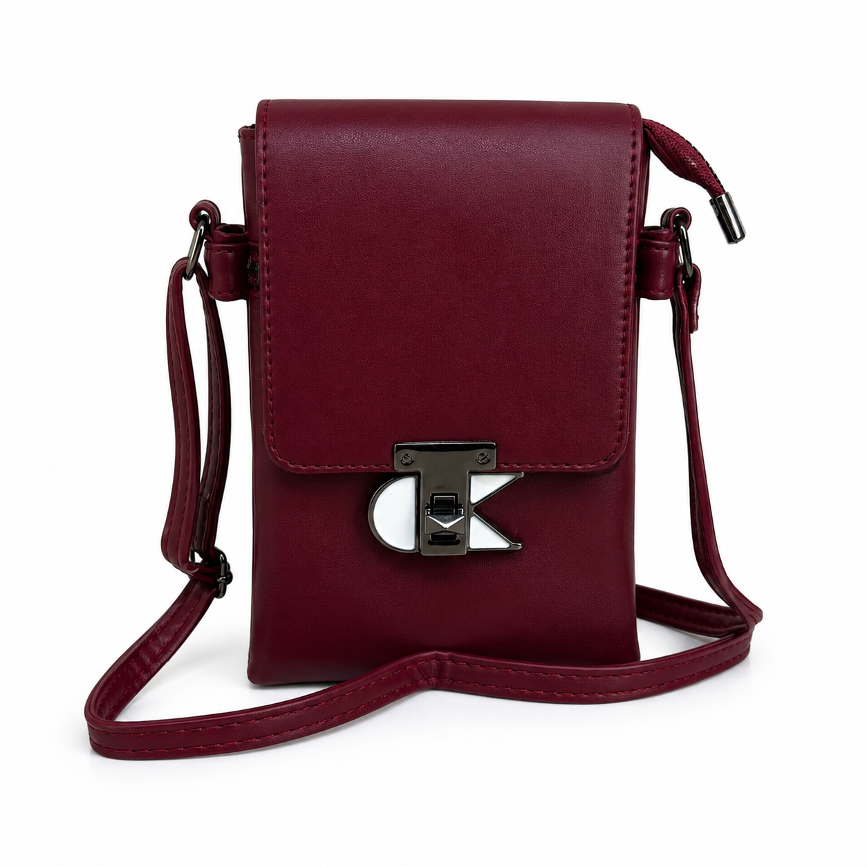 Women’s Stylish Sling Bag | Premium Faux Leather Crossbody Bag for Women | Compact Shoulder Bag with Adjustable Strap, Front Flap & Secure Closure