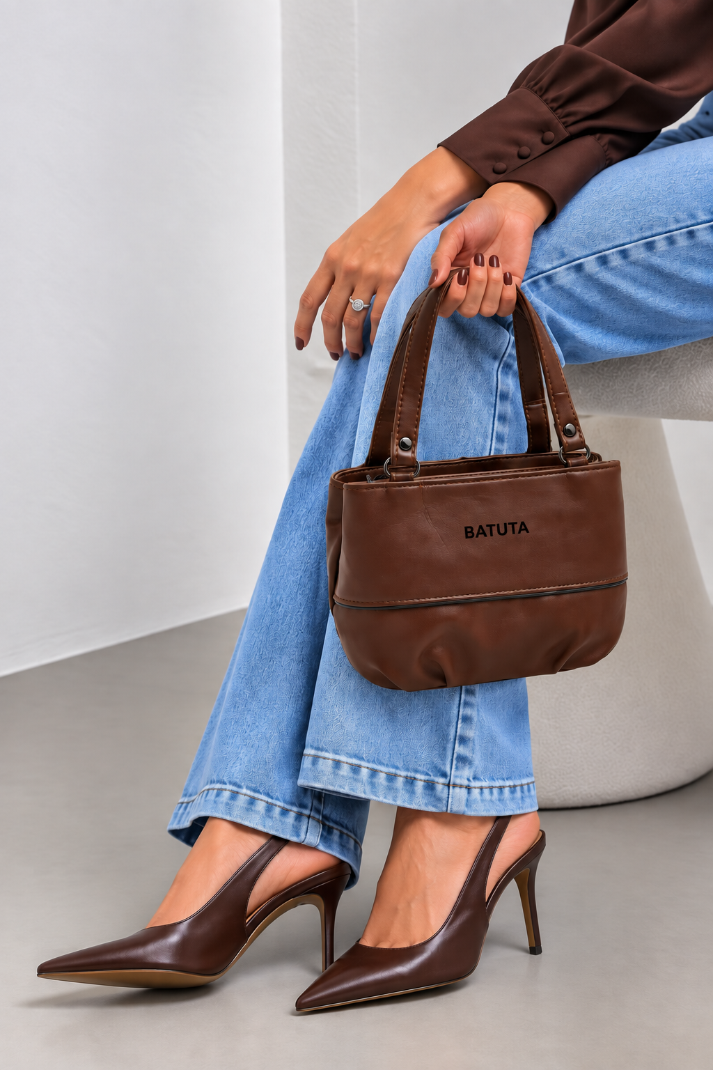 BATUTA Women’s Stylish Handbag | Premium PU Leather Tote Bag | Elegant Shoulder Carry Bag for Women