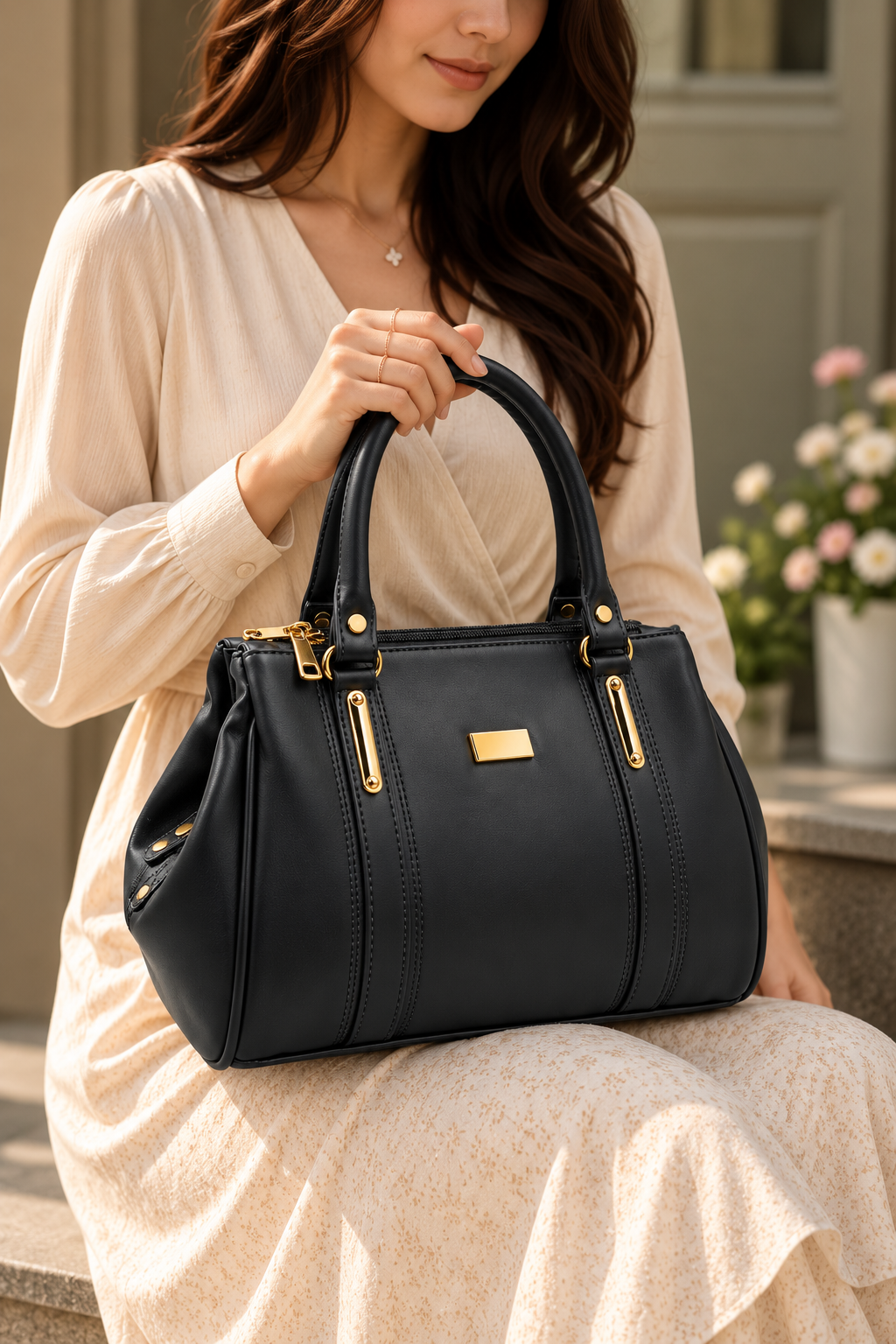 BATUTA Women’s Handbag | Stylish Ladies Shoulder Tote Bag | Spacious PU Leather Handbag for Women |