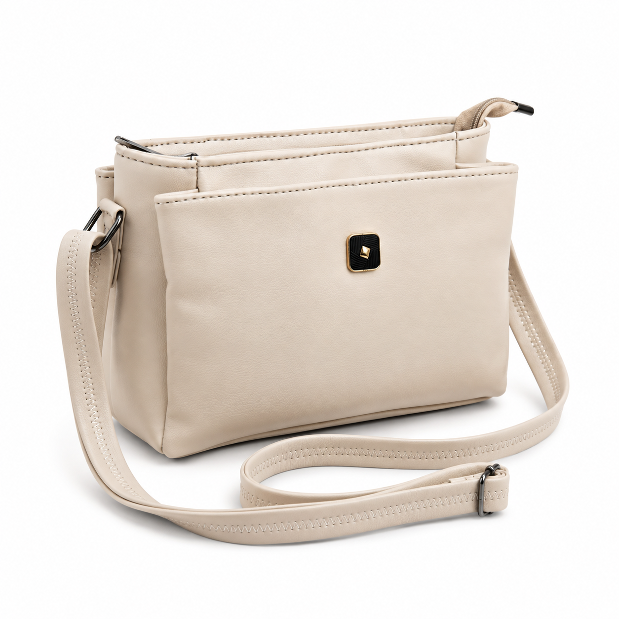 Women’s Premium PU Leather Crossbody Sling Bag | Stylish Shoulder Bag with Front Pocket