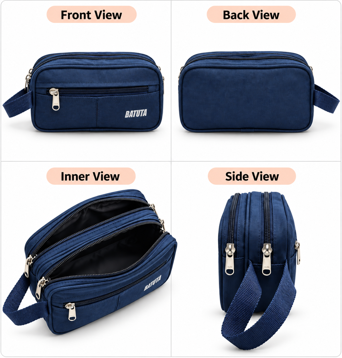 Multipurpose travel makeup kit pouch medicin organizer bag storage pouch Travel Shaving Kit & Bag