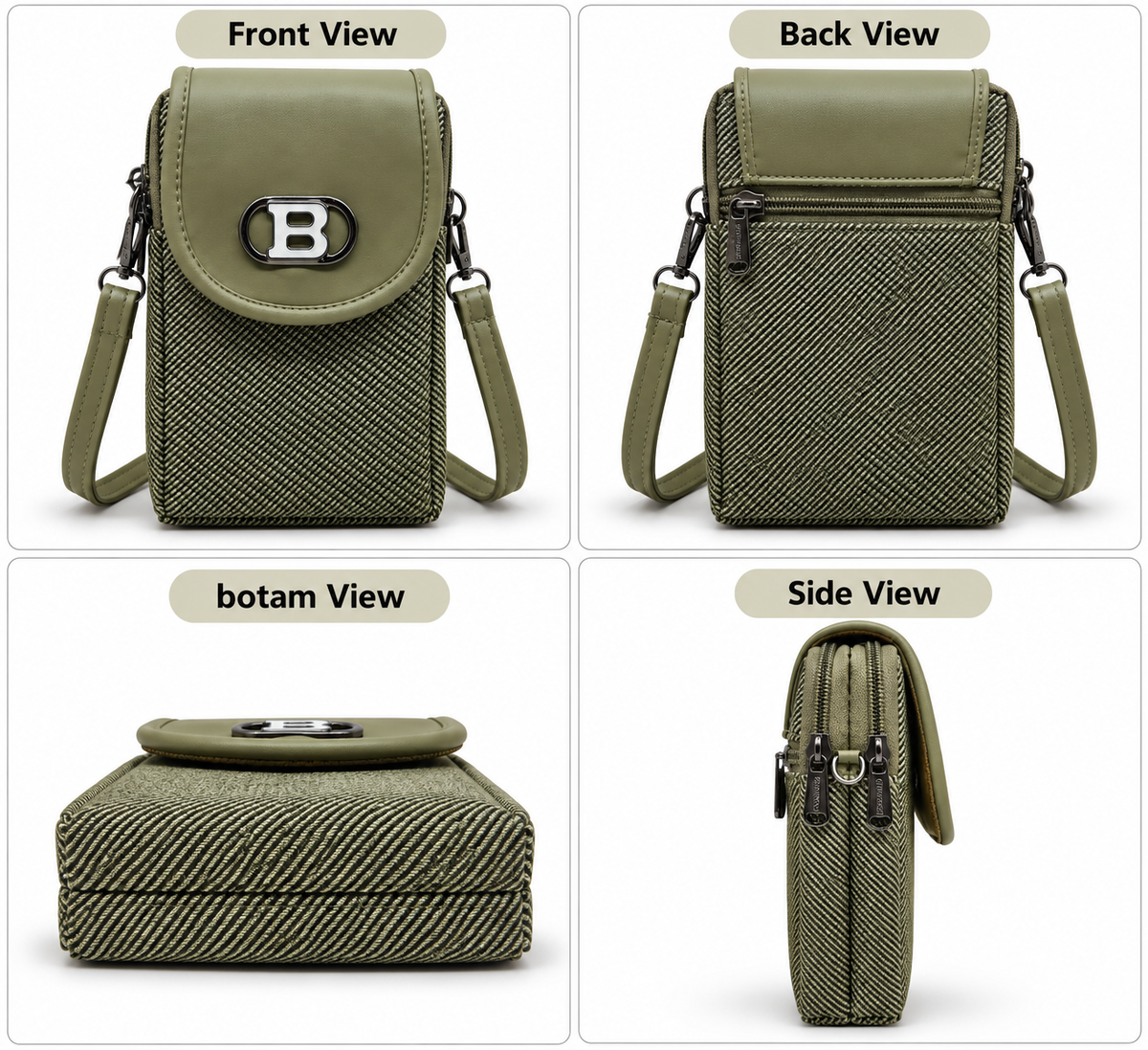 Women’s Mobile Slim Sling Bag for Smartphone | Compact Crossbody Bag with Adjustable Strap | Stylish Mini Mobile Phone Bag for Travel, Shopping & Daily Use
