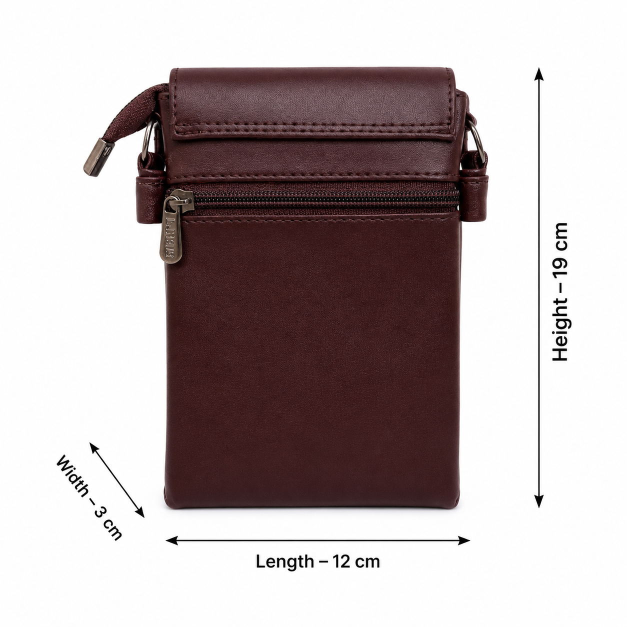 Women’s Stylish Sling Bag | Premium Faux Leather Crossbody Bag for Women | Compact Shoulder Bag with Adjustable Strap, Front Flap & Secure Closure