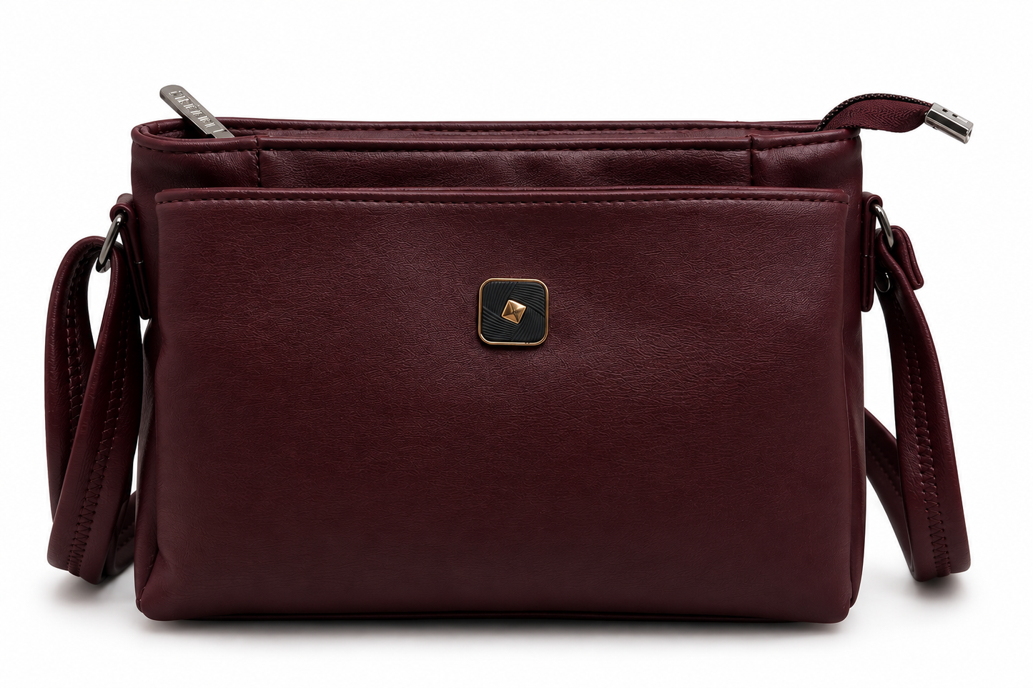 Women’s Premium PU Leather Crossbody Sling Bag | Stylish Shoulder Bag with Front Pocket
