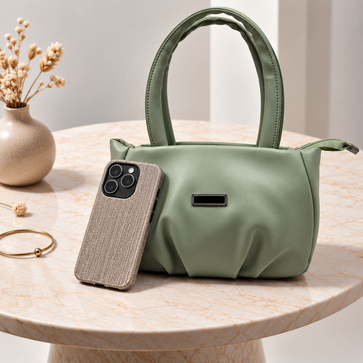 Women’s Stylish Handbag | Premium PU Leather Tote Bag | Spacious Shoulder & Hand Bag