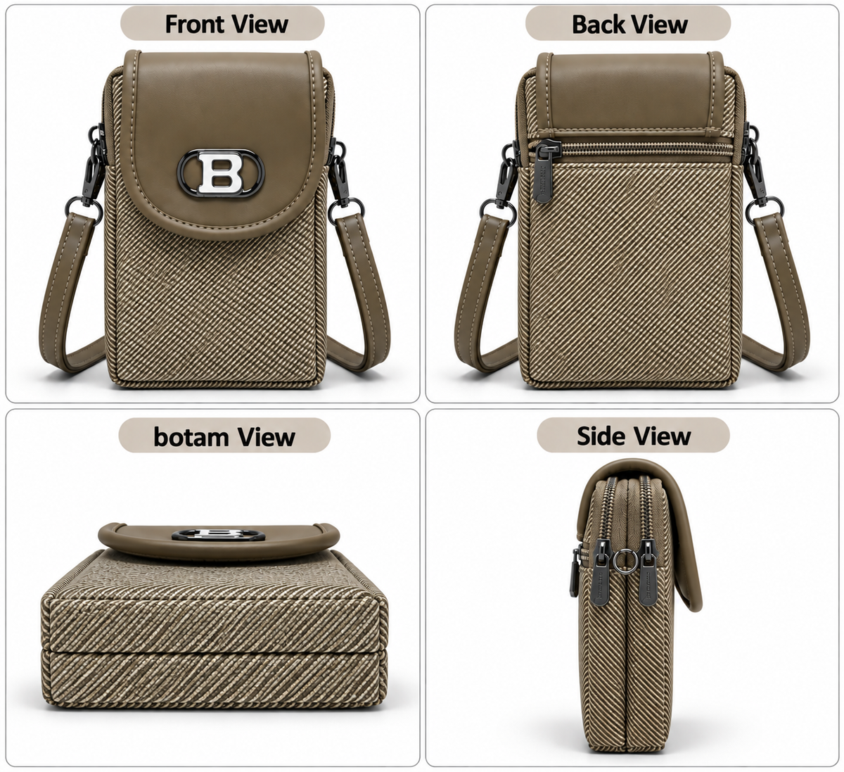 Women’s Mobile Slim Sling Bag for Smartphone | Compact Crossbody Bag with Adjustable Strap | Stylish Mini Mobile Phone Bag for Travel, Shopping & Daily Use