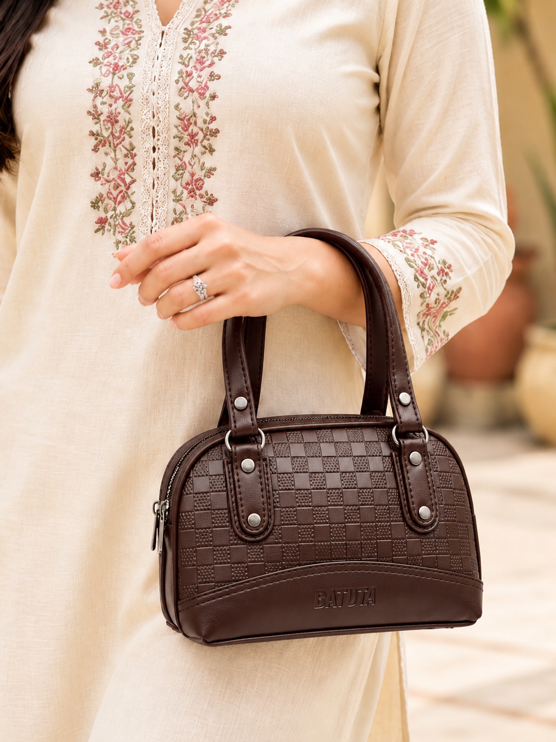 Small Handheld bag for Women, PU Leather, Stylish and Lightweight