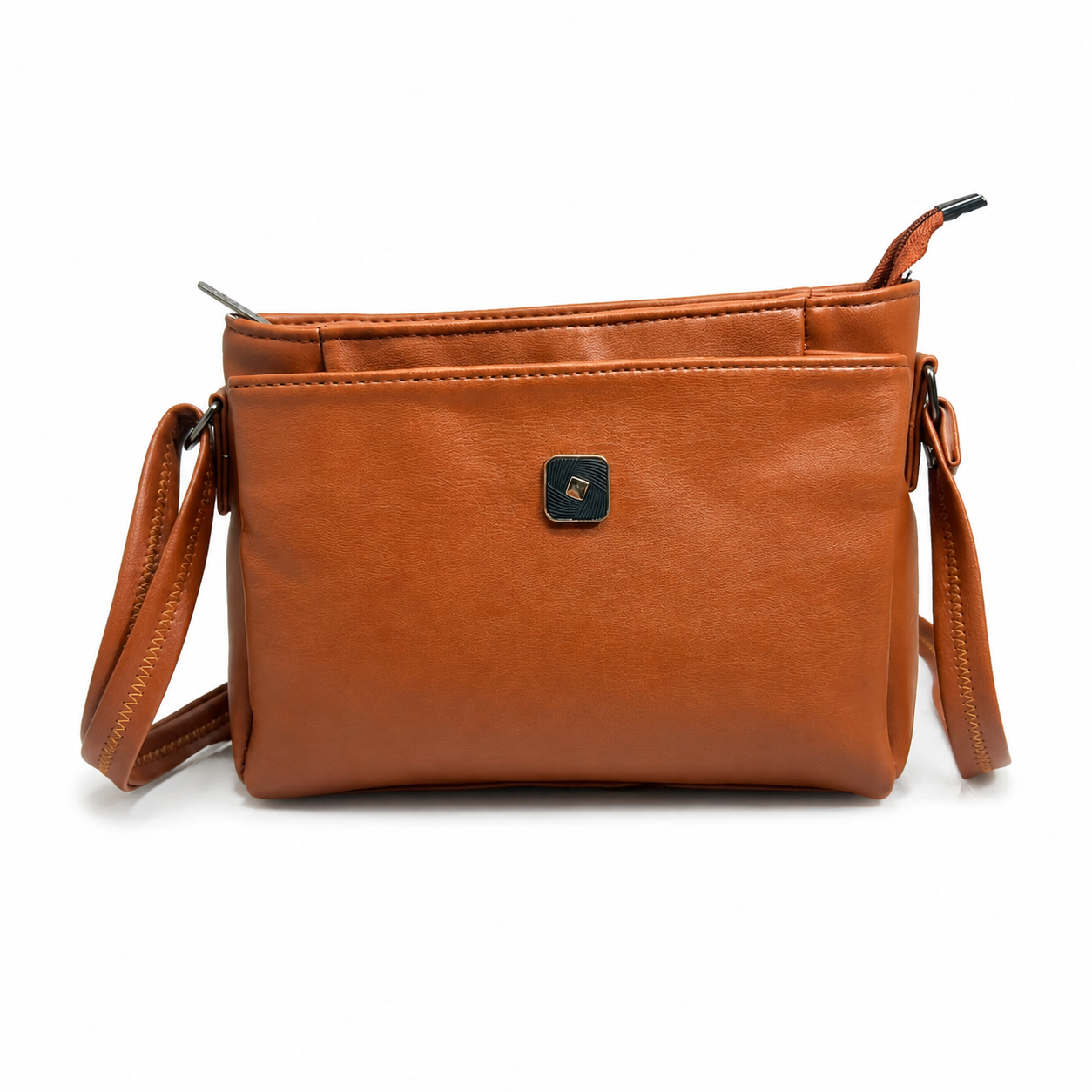 Women’s Premium PU Leather Crossbody Sling Bag | Stylish Shoulder Bag with Front Pocket