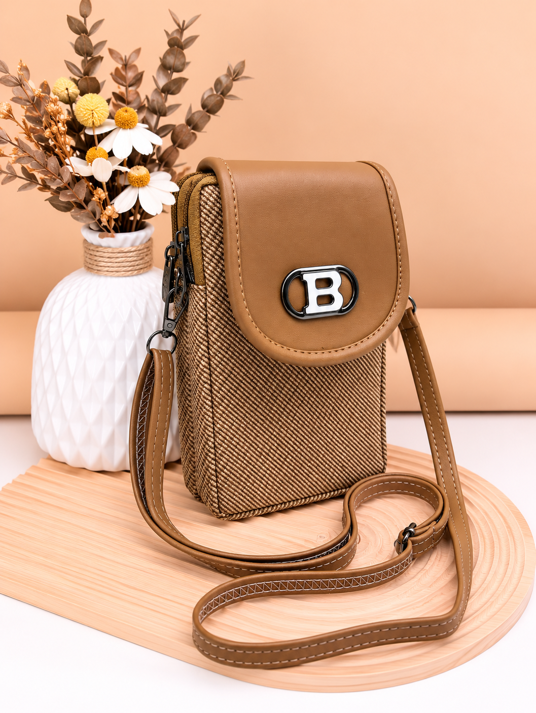 Women’s Mobile Slim Sling Bag for Smartphone | Compact Crossbody Bag with Adjustable Strap | Stylish Mini Mobile Phone Bag for Travel, Shopping & Daily Use