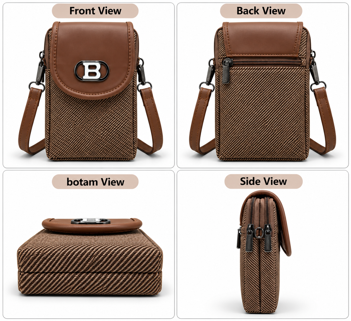 Women’s Mobile Slim Sling Bag for Smartphone | Compact Crossbody Bag with Adjustable Strap | Stylish Mini Mobile Phone Bag for Travel, Shopping & Daily Use