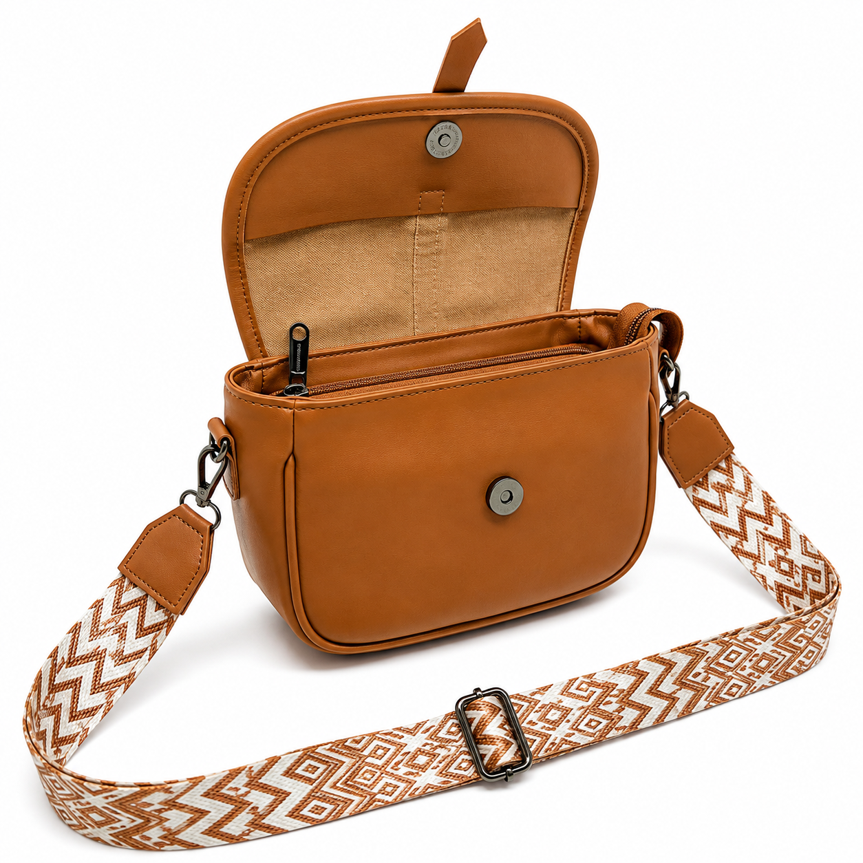 BATUTA HUB Women's Girls Cross Body Sling Bag with Printed Belt