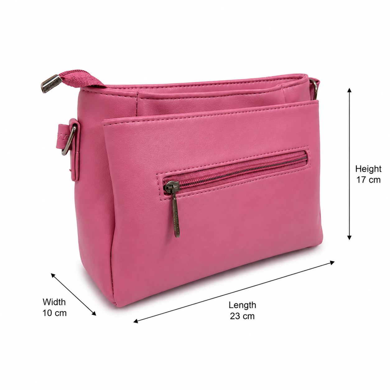 Women’s Premium PU Leather Crossbody Sling Bag | Stylish Shoulder Bag with Front Pocket