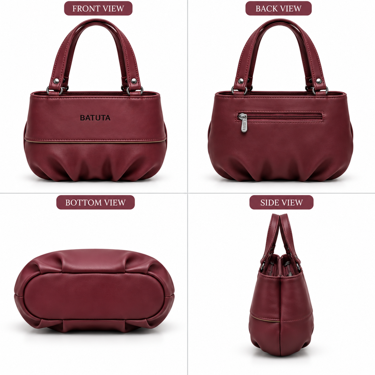 BATUTA Women’s Stylish Handbag | Premium PU Leather Tote Bag | Elegant Shoulder Carry Bag for Women