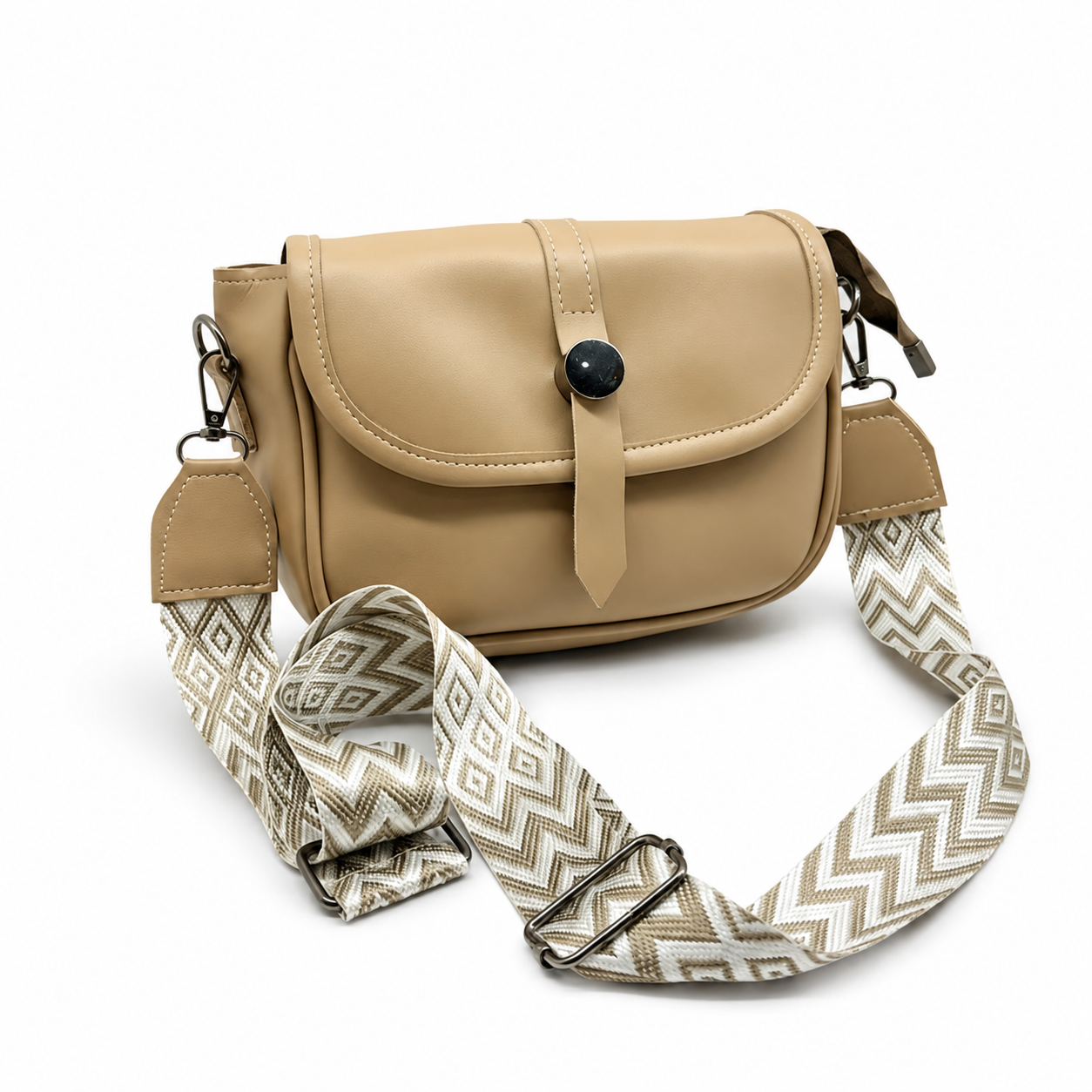 BATUTA HUB Women's Girls Cross Body Sling Bag with Printed Belt