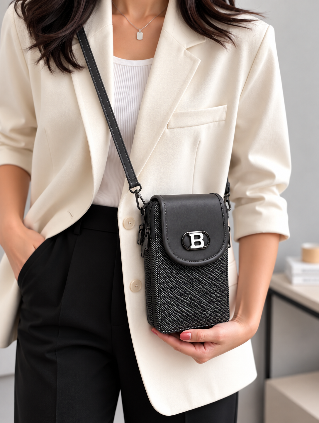 Women’s Mobile Slim Sling Bag for Smartphone | Compact Crossbody Bag with Adjustable Strap | Stylish Mini Mobile Phone Bag for Travel, Shopping & Daily Use