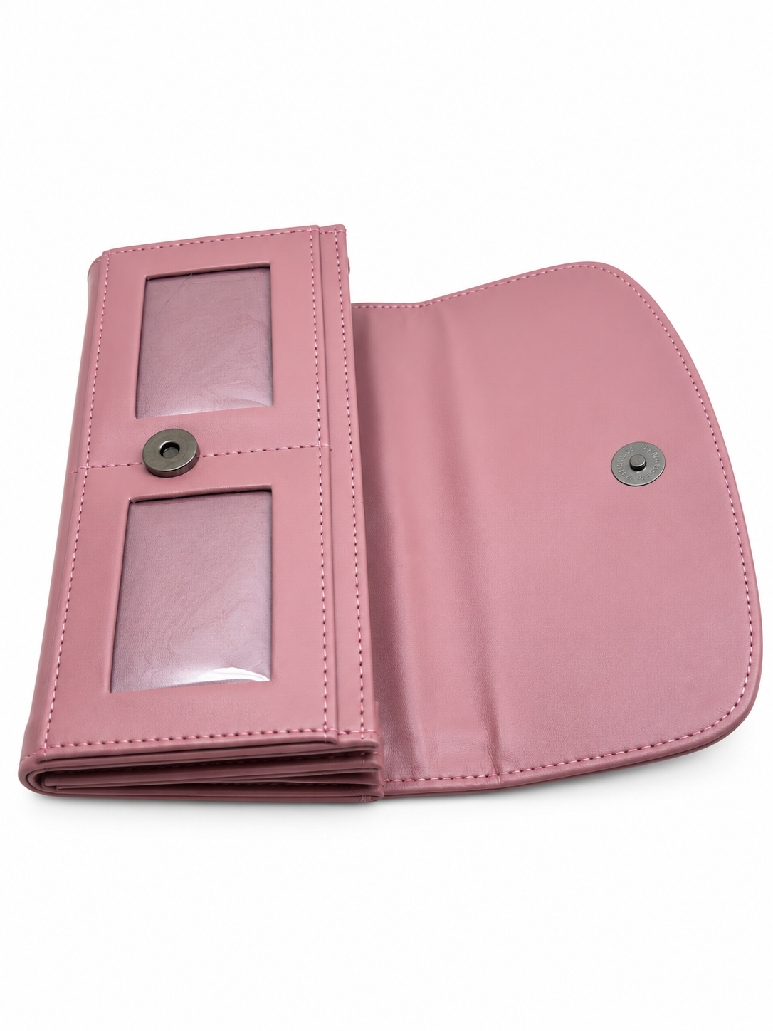Women’s Stylish Clutch Wallet with Flap Closure | Elegant PU Leather Long Wallet for Women | Multiple Compartments & Card Holder |