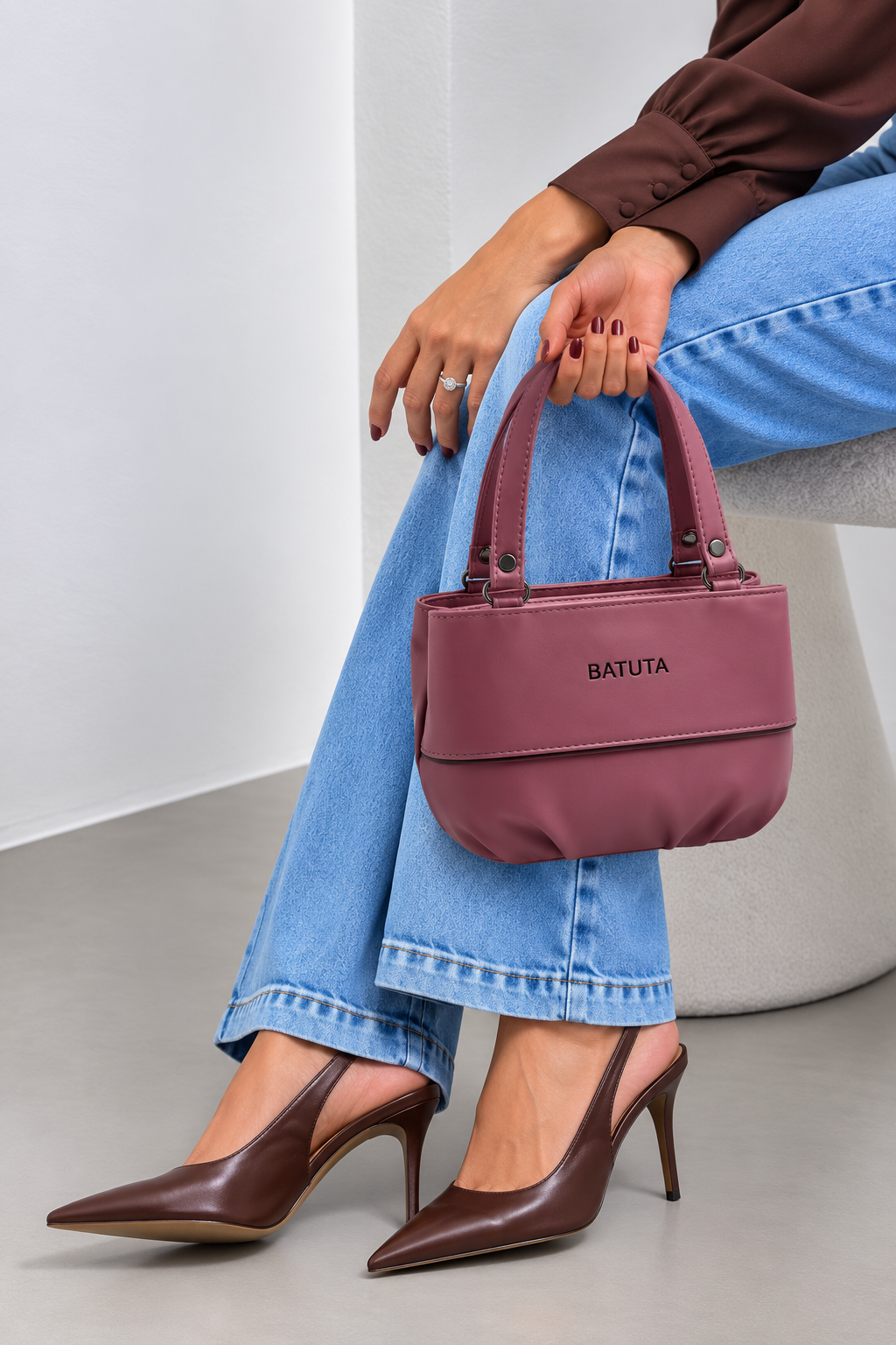 BATUTA Women’s Stylish Handbag | Premium PU Leather Tote Bag | Elegant Shoulder Carry Bag for Women
