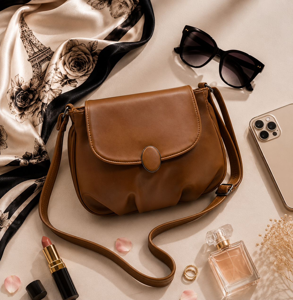Women’s Sling Handbag | Stylish Crossbody Shoulder Bag for Women | Trendy Casual & Party Purse