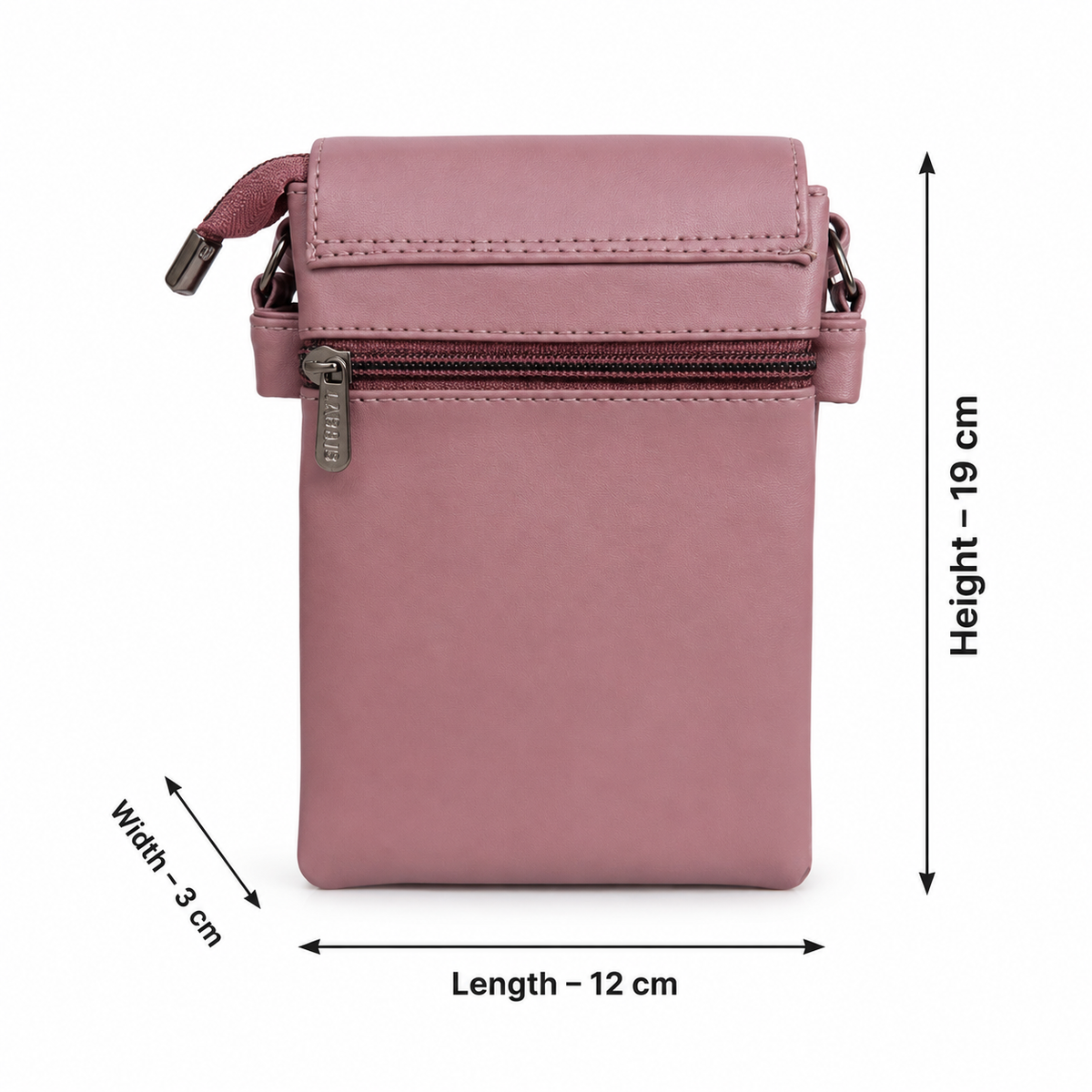 Women’s Stylish Sling Bag | Premium Faux Leather Crossbody Bag for Women | Compact Shoulder Bag with Adjustable Strap, Front Flap & Secure Closure